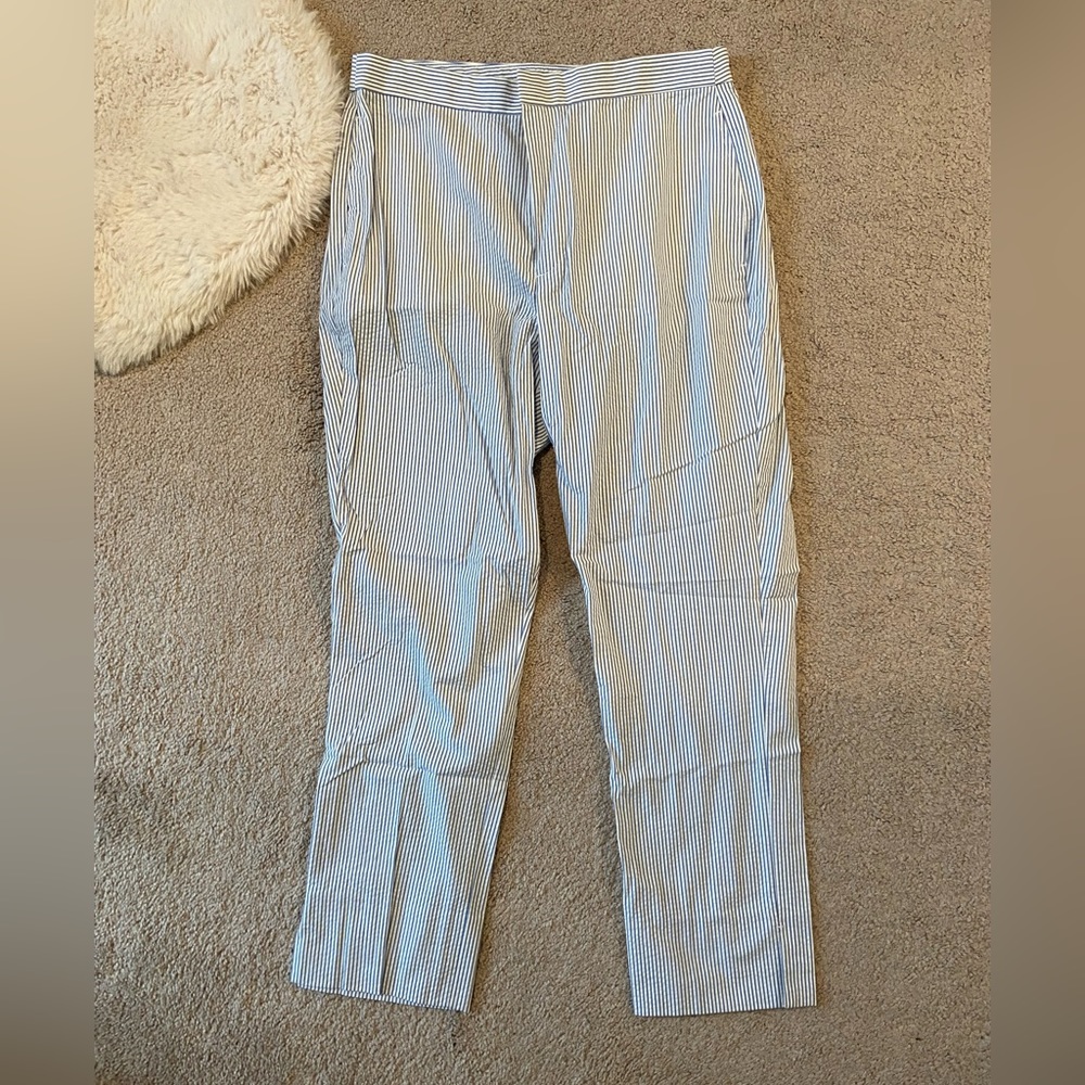 Polo Ralph Lauren striped white pants